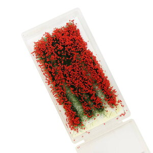 【送料無料】花 ジオラマ用素材 草花シリーズ 赤 情景コレクション グラス模型 建物モデル 装飾 風景 箱庭 鉄道模型 ジオラマ PJ07R-1JP