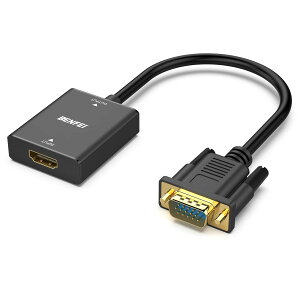 BENFEI HDMI-VGAitɔΉjAP HDMI Rs[^[ - VGA j^[A_v^[ (X - IX) 3.5mm I[fBIWbNt TV XeBbNARs[^[AfXNgbvAbvgb