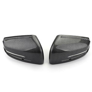 【送料無料】Bruce & Shark(ブルース・サメ) ミラーカバー 2011-2018 ベンツ W212 W204用 カーボン ファイバー リアビューミラーカバーキャップ Mirror Cover