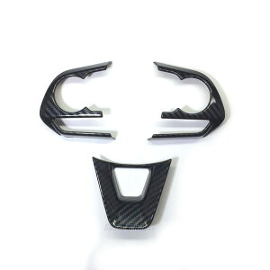 【送料無料】Speed Garage トヨタ RAV4 50 系 専用 ステアリング ハンドル ガーニッシュ カバー パネル フレーム カーボン 調 for TOYOTA RAV4 インテリア 内装 ドレスアップ カスタム パーツ