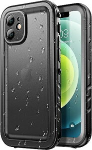 SPORTLINK iPhone 12 mini p hP[X iPhone 12 mini P[X h IP68hKi擾 h ho ϏՌ ČRMILKi iPhone 12 mini tJo[ 360°Sʕی QI[d tFCXID FؑΉ ֗ ^ E