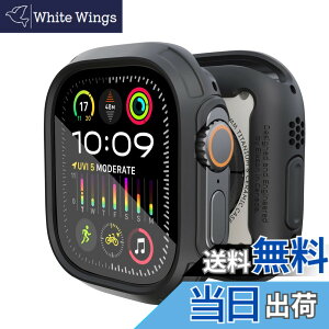 �y���������zElkson Apple Watch Ultra 2/1 �o���p�[�P�[�X & �X�N���[���v���e�N�^�[�L�b�g 49mm Quattro Max�V���[�Y ��� �~���^���[�O���[�h ��v �_�� �ϏՌ� �ی�J�o�[ �����K���X�t�� iWatch�p �u��
