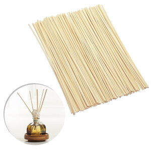 【送料無料】LIANHATA 100本 リードディフューザー用 ラタンスティック 3mm*23cm ルームフレグランス アロマリード 詰め替え用 リフィル リードスティック 芳香ディフューザバー リビング 洗面所