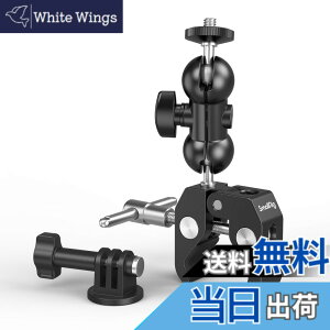 �y���������zSmallRig �X�[�p�[�N�����v �}�W�b�N�A�[���t���I�o�T�~�N�����v�L�b�g �ω׏d1.5kg�܂� �{�[���w�b�h�A�[�� �ɂݖh�~ �r�f�I�J�����T�|�[�g DJI Ronin�p/FREEFLY MOVI Pro�p/30mm �|�[����