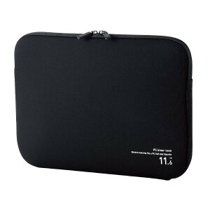 【送料無料】エレコム パソコンケース PCケース 11.6インチ ケース ネオプレン ipad 10.2 ブラック BM-IBNP11RBK