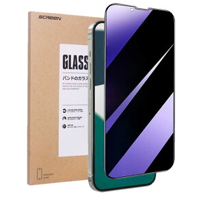 【送料無料】【ブルーライトカット&覗き見防止】iPhone 14 / 13 / 13 Pro ガラスフィルム アイフォン 14 覗き見防止 プライバシー保護 液晶保護フィルム ブルーライト 気泡レス 指紋防止 視力を