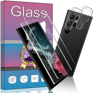 y4Zbgz2 Ή Galaxy S22 Ultra SC-52C / SCG14 p̃KXtB + 2 Ή Galaxy S22 Ultra SC-52C p J tB ywFؑΉz^ KX یtB SC-52C / SCG14 Ή 