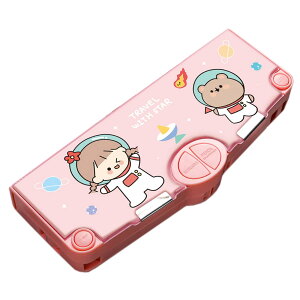 【送料無料】ZEWZE 筆箱 小学生 多機能 ペンケース 大容量 箱型 おしゃれ キャラクター 鉛筆削り付き ふでばこ 筆入れ 文房具収納ボックス 筆箱 筆記具 収納 文具収納ケース 入学 入学祝 新学