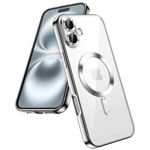 yzJETech iPhone 16 6.1C`p \tgNAP[X JYSʕی MagSafeCX[dΉ ϏՌ dCbLTPUJo[ (Vo[)