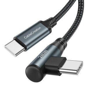 yz240W USBC to USBCϊP[u,CableCreation L^[d USB CP[u 100W/60Wґg݉C to CϊP[u iPhone 15, MacBook Pro, iPad Pro/Air, Galaxy S24/S24 Ultra/S23/S22ȂǂɑΉ 3M