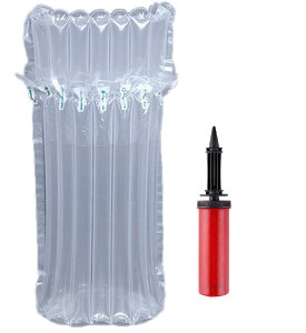 【送料無料】NEYORIKA エアー緩衝材 エアパッキン ボトル ワイン保護 インフレータブル 保護バッグ 衝撃吸収 ギフト 配送用 30枚(ポンプ付)