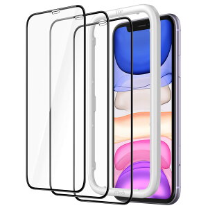 yzJETech iPhone11/iPhoneXR(6.1C`p) Sʕی썕tB KXtB KChgt P[XɊȂ HDNA 3Zbg