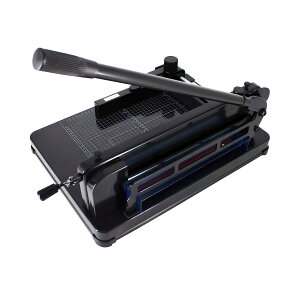 【送料無料】HFS(R) A4裁断機 大型 400枚 30cm切断幅 ペーパーカッター 事務 オフィス用品 ハンドタイプ 断裁機 自炊 ブラック色