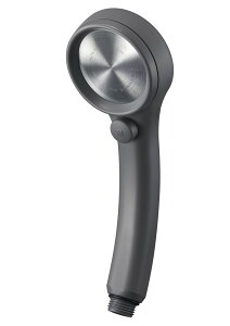 【送料無料】SANEI(サンエイ) シャワーヘッド レイニー 手元ストップ 節水率50% 極細水流 勢いアップ ステンレスシャワー板 グレー 日本製 PS313-80XA-HA20
