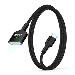 �y���������zHaoano 140W Macbook Air�[�d�P�[�u�� �����[�dPD3.1�Ή� USB-C to Mag-Safe 3 ���C�[�d�P�[�u�� ���ϋv�i�C���� ���͂Ȏ��C Macbook air(13�h/15�h�AM2/M3�A2024/2023/2022)�AMacBook Pro�i16�h/14�h�C2024/2023
