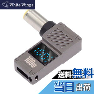 �y���������zNFHK USB C - DC �A�_�v�^�[�AUSB C ���X - DC 5.5x2.5mm �o���� �W���b�N �v���O PD 100W �m�[�g�p�\�R�������[�d�A�_�v�^�[�A���b�g���\���t�� �F�F�u���b�N