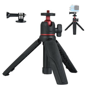 �y���������zUTEBIT �~�j�O�r 4�i�L�k �J���� �O�r �R���p�N�g �ő卂30cm �ω׏d1kg ���y��128g 360°�{�[���w�b�h �g�їp �f�X�N�X�^���h �X�}�z/�J����/�A�N�V�����J�����Ή� ���B��_ vlog�B�e 