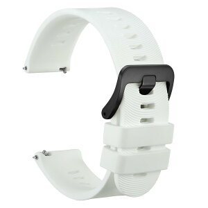 �y���������z[WOCCI]���v�x���g ���o�[ 18mm 20mm 22mm 24mm 26mm �V���R���r���v�o���h Quick Release �X�^�C���b�V�� �S���ւ��x���g �F�F�z���C�g/�u���b�N�o�b�N���A�T�C�Y�F18mm