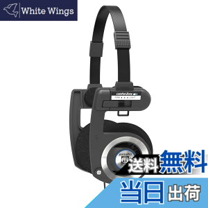 �y���������zKoss PortaPro On Ear Headphones with �P�[�X (Black) �y���s�A���i�z �F�F�u���b�N