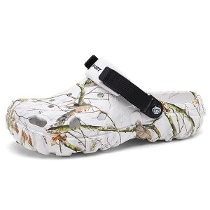 �y���������z[amandpm] �N���b�O �T���_�� EVA �y�� 2way ���V�� �A�E�g�h�A �������p �O���� �y�� �ʋC ����~�� �X���b�p �j�����p �F�F�z���C�g�A�T�C�Y�F24.5 cm