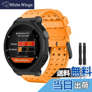 �y���������z[LanQii] �o���h �p�� Garmin Forerunner 220 230 235 235lite 630 620 735 735xt / �p�� Garmin approach S20 S5 S6 �Ή� �V���R���o���h �y�_��E�ϖ��ՁE�ϋv���z �X�|�[�c�o���h ���v�o���h �F�F�I��