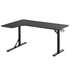 �y���������zAlterzone �Q�[�~���O�f�X�N L���^ ��160cm PC�f�X�N �R�[�i�[�f�X�N ���b�N�t�� �J�b�v�z���_�[�t�� �ݑ�Ζ� �g���ȒP ALZGMDL-1 �F�F�u���b�N�A�T�C�Y�F����