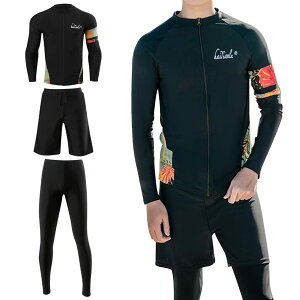 �y���������z[IWEMEK] ���b�V���K�[�h �����Y ���� 3�_�Z�b�g �㉺ �t�B�b�g�l�X���� ���j���� �T�[�t�p���c ���� ���M���X UV�J�b�g ���j �v�[�� �C �������p �z������ �F�F�X�^�C�� 2�A�T�C�Y