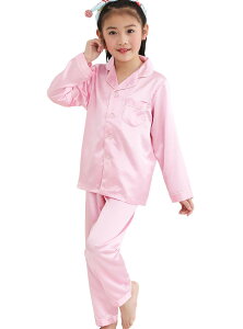 �y���������z[AkiI JP] ���̎q �p�W���} �L�b�Y �Q���� �q���� t�V���c �㉺�Z�b�g �O�J�� �p�W���}�V���N �j�̎q ������ ���[���E�F�A �j�����p �t�� ���� or���� 3�F100-160cm �F�F�s���N�A�T�C�Y