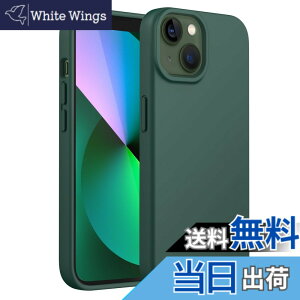 �y���������zJETech iPhone13 mini �V���R���P�[�X(5.4�C���`��p) �V���L�[�\�t�g�^�b�`�t���{�f�B�ی�P�[�X �}�C�N���t�@�C�o�[���C�j���O�t���ϏՌ��J�o�[ �F�F�~�b�h�i�C�g�O���[���A�T�C