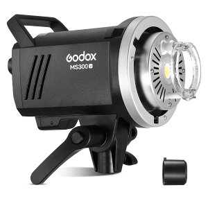 yzGODOX MS300-V X^WItbV Xg{Cg 300Ws GN58 0.1-1.8S TCN^C 110V 2.4G CX X VXe 5600±200K 150WfOv Bowens }Egt ̃|[g