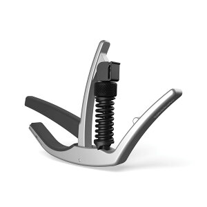 【送料無料】D'Addario ダダリオ カポタスト エレキギター/アコースティックギター用 ワンタッチタイプ NS Artist Capo Silver PW-CP-10S 【国内正規品】 色:Silver