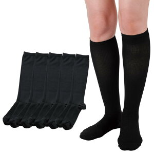 �y���������z[NAKAMAJITA] ���� �n�C�\�b�N�X 5�� �Z�b�g �u���b�N 22�|25cm���f�B�[�X �ނ��ݑ΍� ���r �C�� �ܐ悠�� �F�F�ܐ悠��@�u���b�N�A�T�C�Y�F22.0-25.0 cm