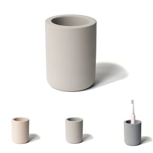 【送料無料】歯ブラシホルダー 歯ブラシ スタンド 珪藻土 歯ブラシ コップスタンド 珪藻土 ハブラシ スタンド 吸水速乾 防カビ 歯ブラシ置き 電気歯ブラシ入れ 洗面台 バスルーム収納 防塵