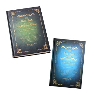 【送料無料】Archnote アンティーク ノート 魔導書 a5 おしゃれ 日記帳 2冊 色:ブルーとグリーン