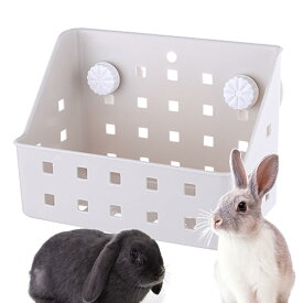 【送料無料】TOMMYFIELD チモシー入れ 牧草フィーダー 餌入れ 牧草入れ かご 牧草 大容量 チモシー 色：グレ短