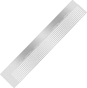 【送料無料】5D ダイヤモンド絵画 メッシュ定規 クロスステッチスチール定規 DIY ダイヤモンドアートツール 5行520穴 色:シルバー、サイズ:長20cm×幅3.8cm