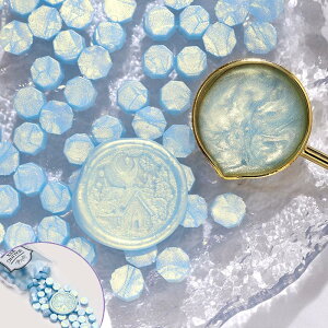 【送料無料】Geerow シーリングワックス オーロラカラー 100粒 八角形 封蝋 シーリングスタンプ 可愛い 小粒 手作り DIY 装飾 封蝋 贈り物 プレゼント 誕生日ギフト 封筒 記念日 招待状 複数の色