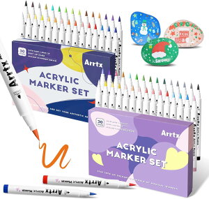 【送料無料】Arrtx アクリルマーカーペン 色:パステル60色