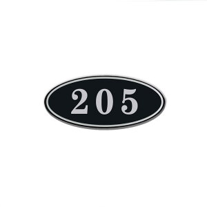 yzXILIWU ԍ v[g ʃe[vt ȉ~^ AN 2mm 10×4.4cm ubN XebJ[ V[ ό ϐ O FF205