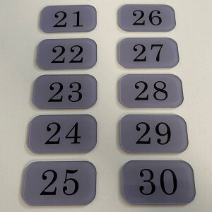 yzXILIWU e[uio[ v[g ʗʃe[vt ԍD ԍ AN 6×3.5cm O[ XebJ[ ϐ  HX Xg FF21-30(e1jATCYF6