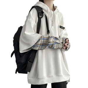 �y���������z[FJLTDCP] �p�[�J�[ �����Y ���� �t�F�C�N���C���[�h �d�˒��� �`�F�b�N�� ���������T�C�Y �J�W���A�� ������� �X�E�F�b�g �g�b�v�X �v���I�[�o �F�F103#�z���C�g�A�T�C�Y�FXL