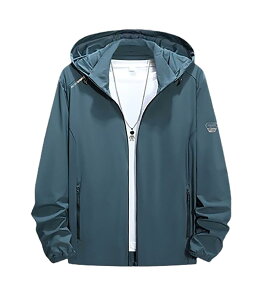 �y���������z[�G���V���O] MEN ���� �p�[�J�[ �E�C���h�u���[�J�[ �����Y �S���t�E�F�A �p�[�J�[ �t�[�h�t�� UV�J�b�g ���� �h�� �t �H �~ �F�F�O���[���A�T�C�Y�FM