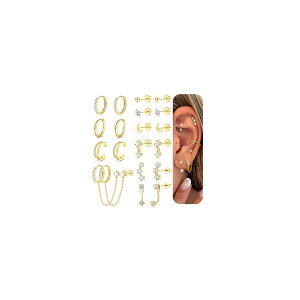 �y���������zJstyle 10�y�A �Z�b�g �s�A�X ���f�B�[�X �X�^�b�h �����O �`�F�[�� �S�[���h �t�[�v ���� �L���[�r�b�N�W���R�j�A �A�����M�[�Ή� �X�e�����X � ���� �W���G���[ �F�F�S�[���h