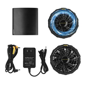 �y���������z�y2025�N�V�o�� 40V/35V/30V�����o�́z �t�@���t����ƕ� �t�@���o�b�e���[�Z�b�g 20000mAh��e�� 5�i�K���ʒ��� ��ƕ��K�p���a9cm �M���Ǒ΍� ���O �_�� �ނ� ����d�� �j�����p ����