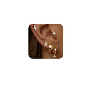 �y���������zJstyle 5�y�A �s�A�X ���f�B�[�X �l�C �Z�b�g �V���o�[ �S�[���h �X�^�b�h�s�A�X �t�[�v �����O ������ �V���o�[925 ���� �W���R�j�A �A�����M�[�Ή� � ���� �W���G���[ �F�F�S