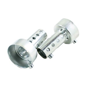 �y���������zFunriche �C���i�[�T�C�����T�[ �C���i�[�o�b�t�� �o�C�N �T�C�����T�[ �o�b�t�� �}�t���[ �ėp ������ 2�{�Z�b�g �F�F�V���o�[�A�T�C�Y�F48mm�V���[�g