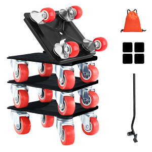 �y���������z�Ƌ�ړ� �ړ��L�����[ �L���X�^�[ ��� 360�x��] ������ �ő�800KG ���[�ܕt�� �F�F�Ԃ��A�T�C�Y�FMedium