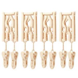 �y���������z(RONGUI) ���L �܂��݃n���K�[ ���s ���� �O�b�Y ����������h�~ �n���K�[ �܂��� �A�E�g�h�A 4�Z�b�g �F�F�N���[���C�G���[4�Z�b�g�A�T�C�Y�F�܏�19.7cm×5.6cm�@�W�J���@