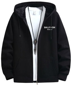 �y���������z[EASTEMPO] �p�[�J�[ �����Y �H�~ ���� ���N�� �W�b�v�A�b�v ������� ���n ���� ������� �傫���T�C�Y �F�F�u���b�N�A�T�C�Y�F3XL