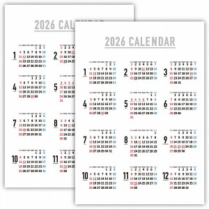 �y���������z�V���v�� �N�ԃJ�����_�[ 1������ �����C�|�X�^�[ �h�� B3 �N�\ �Ǌ|�� �唻 Archest �F�F�y2���Z�b�g�z2026�N�J�����_�[ �c�^